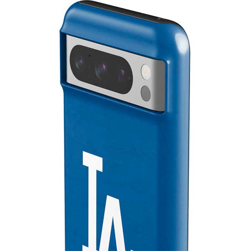 MLB Los Angeles Dodgers - Solid Distressed Google Pixel 8 Pro Impact Case